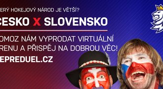 Češi proti Slovákům! Hokejové svazy uspořádají virtuální souboj fanoušků