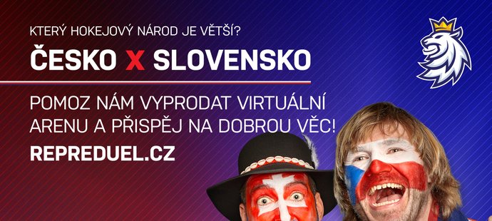 Souboj, jaký hokejová komunita ještě nezažila. Zástupci Českého hokeje a Slovenského svazu ledního hokeje (SZLH) připravili první virtuální reprezentační duel fanoušků