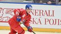 Obránce Jiří Ticháček v dresu české hokejové reprezentace