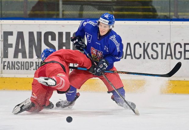 Jiří Ticháček na tréninku reprezentace Jiří Ticháček na tréninku reprezentace