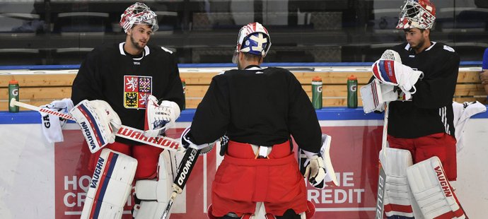 Na Světovém poháru se objevilo trio Petr Mrázek, Ondřej Pavelec a Michal Neuvirth