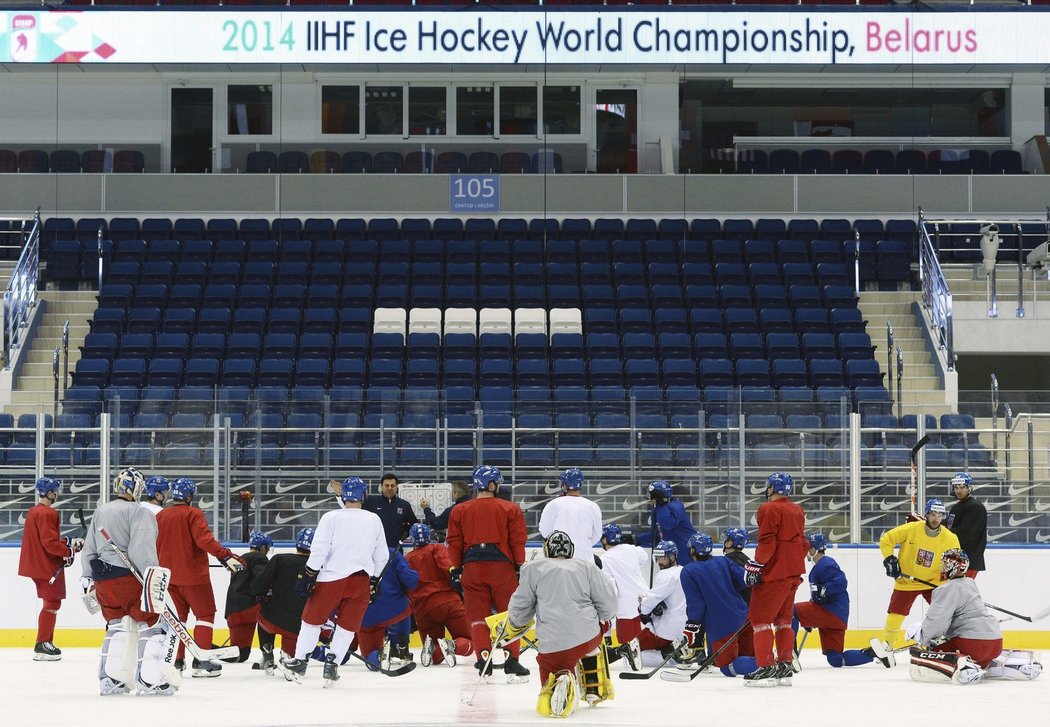 Čeští hokejisté se plně připravují na blížící se MS v Minsku