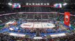 Ruští hokejisté odehráli zápas s Finskem pod otevřeným nebem, na utkání dorazilo necelých 68 tisíc diváků