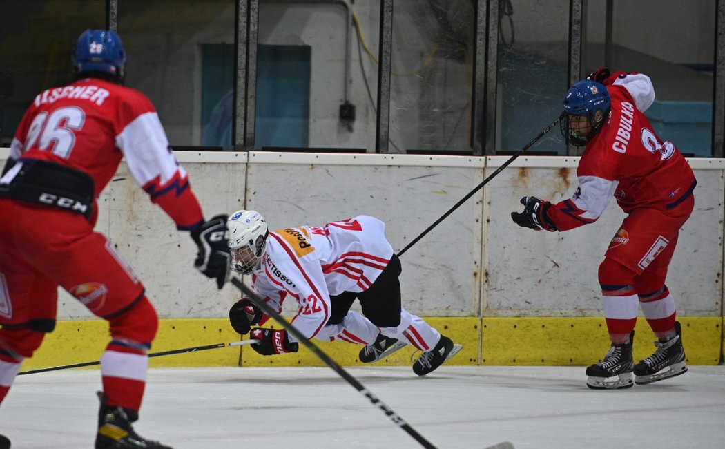 Česko do 18 let na Hlinka Gretzky Cupu v zápase se Švýcarskem