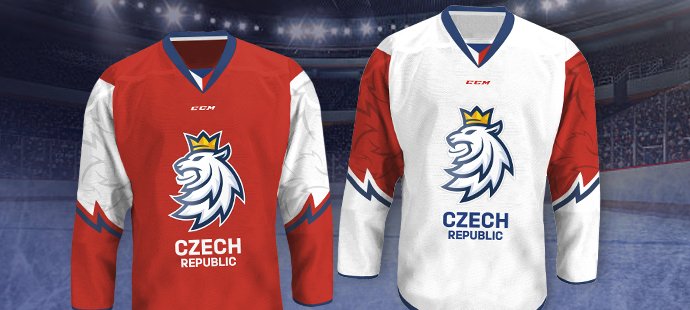 Takto vypadají dresy, které česká reprezentace oblékne od nadcházející sezony