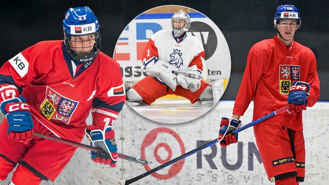 Čeští junioři hrající o další medaili: obr z Třemošné, „neznámý“ bek či padouch tahounem Čeští junioři hrající o další medaili: obr z Třemošné, „neznámý“ bek či padouch tahounem