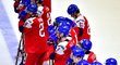 Zklamaní čeští hokejisté do 20 let po čtvrtfinálové porážce se Švédskem