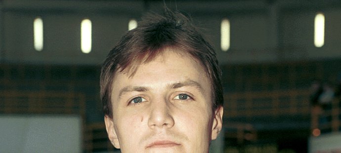 Jiří Veber v dresu české reprezentace v roce 1996, kdy byl členem zlatého týmu z MS ve Vídni