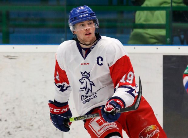 Jan Myšák v dresu juniorské reprezentace Jan Myšák v dresu juniorské reprezentace