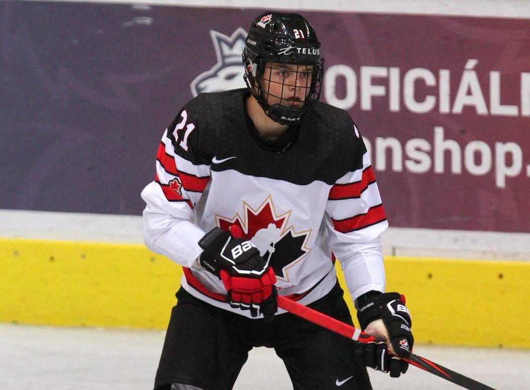 Kanadský útočník Cole Perfetti si připsal na posledním Hlinka Gretzky Cupu celkem 12 kanadských bodů
