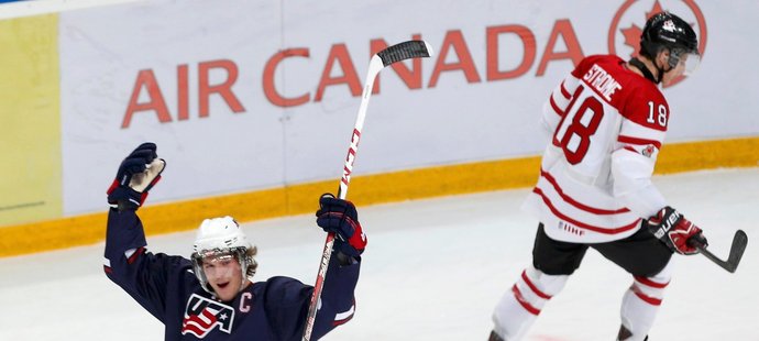 Mladí Američané se mohou radovat, Kanadu deklasovali 5:1 a jsou ve finále MS hráčů do dvaceti let.