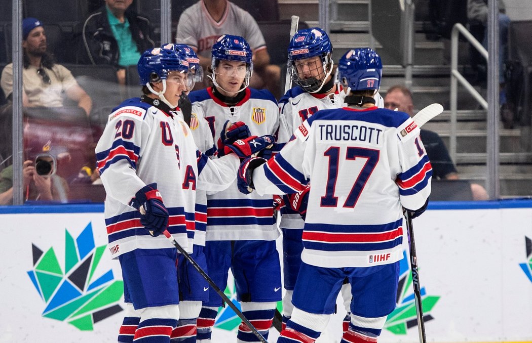 Hokejisté USA do 20 let vyzvou Českou ve čtvrtfinále šampionátu v Edmontonu