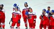 Čeští hokejisté po porážce se Švýcarskem na závěr skupiny B MS v hokeji