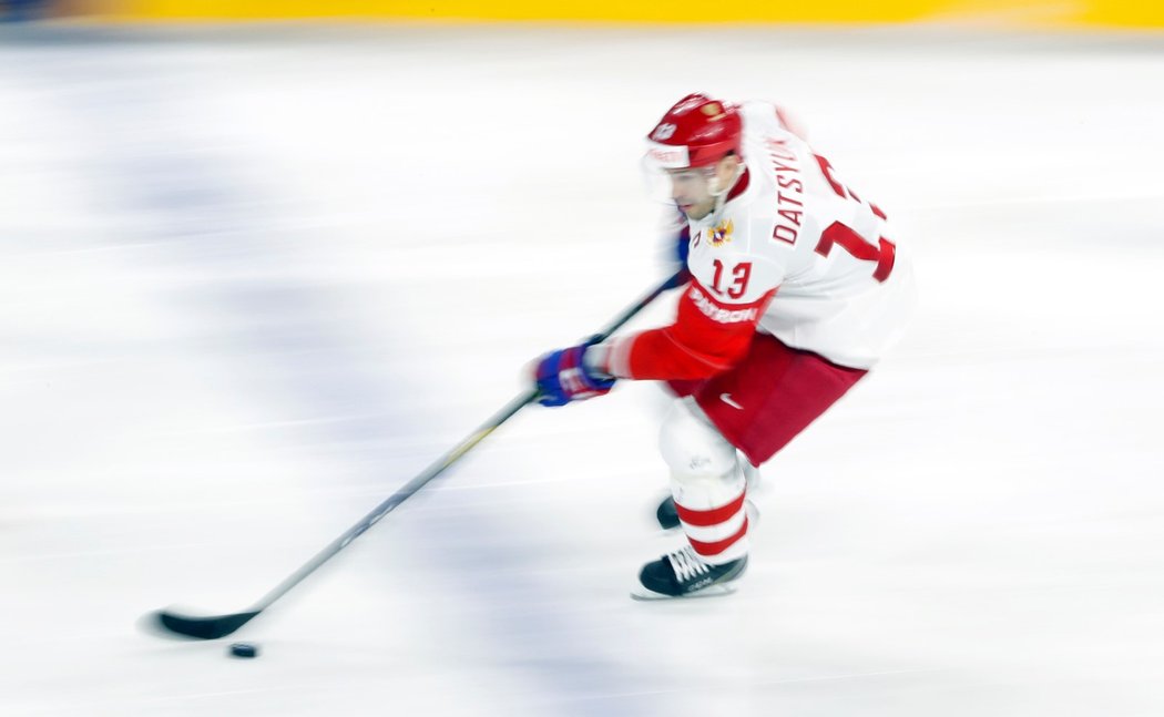 Ruská legenda Pavel Datsyuk na mistrovství světa 2018 v Dánsku