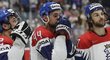 Zklamaní čeští hokejisté po porážce v zápase o třetí místo na MS v hokeji 2019