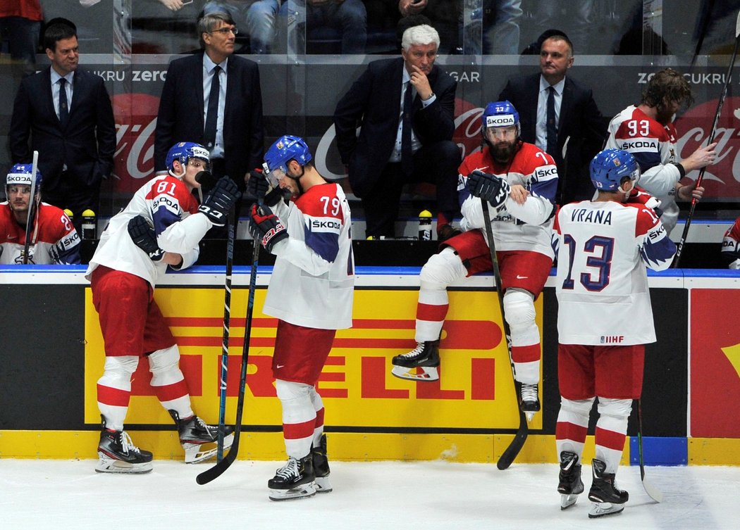 Čeští hokejisté po neúspěchu v nájezdech