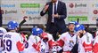 Reprezentační kouč Filip Pešán domlouvá svým svěřencům Reprezentační kouč Filip Pešán domlouvá svým svěřencům