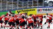 Rakouští hokejisté před utkáním s Běloruskem na MS v Dánsku