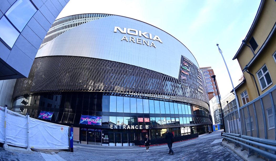 Nokia Arena v Tampere hostí část mistrovství světa ve Finsku