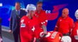Nechutné gesto švýcarského útočníka Marca Mirandy před začátkem čtvrtfinále s USA