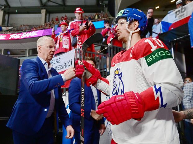 Kapitán hokejové reprezentace Roman Červenka Kapitán hokejové reprezentace Roman Červenka