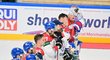 Čeští hokejisté smutní po porážce s Kanadou