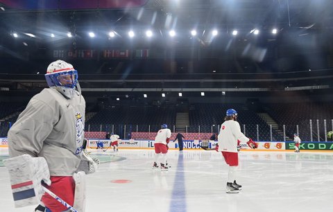 Čeští hokejisté trénovali v Tampere před čtvrtečním čtvrtfinále proti USA