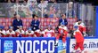 Na české střídačce nevládne nejlepší nálada během čtvrtfinále s USA
