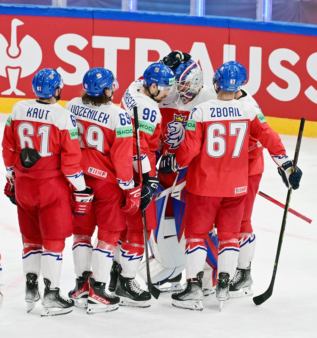 Čeští hokejisté se loučí s mistrovstvím světa ve čtvrtfinále