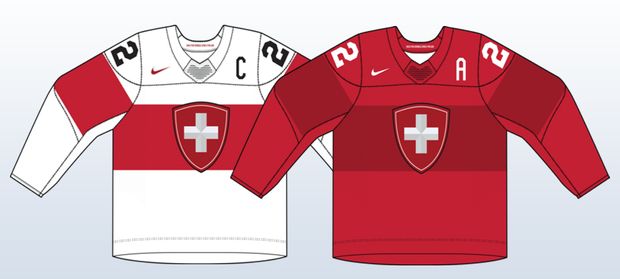 Dresy hokejistů Švýcarska pro mistrovství světa v Česku 2024 Dresy hokejistů Švýcarska pro mistrovství světa v Česku 2024