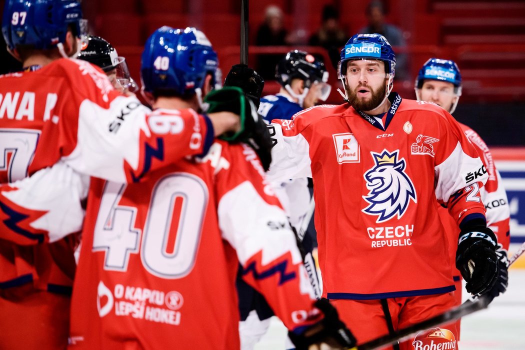 Všichni tři Zohornové se podíleli na druhé brance české reprezentace v utkání proti Finsku