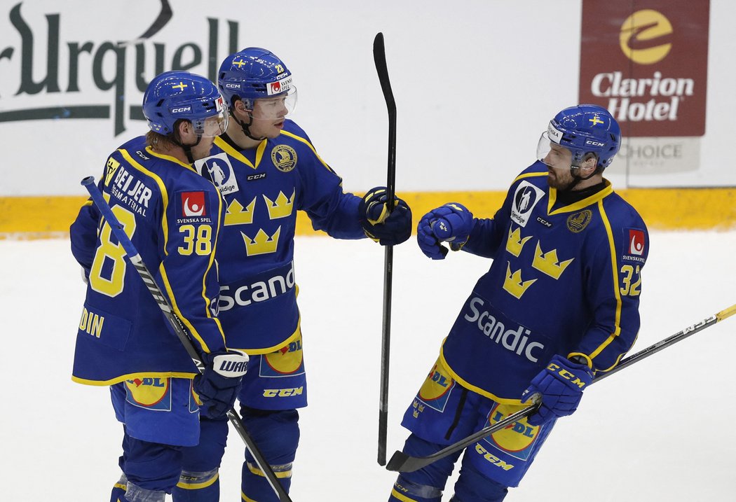 Švédové berou na MS osmi posil z NHL, šest z nich se představilo už na Českých hokejových hrách
