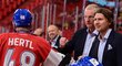 Tomáš Hertl asistoval u branky Jiřího Smejkala Tomáš Hertl asistoval u branky Jiřího Smejkala