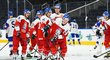 Čeští hokejisté na rozbruslení před úvodním utkáním MS proti Slovensku