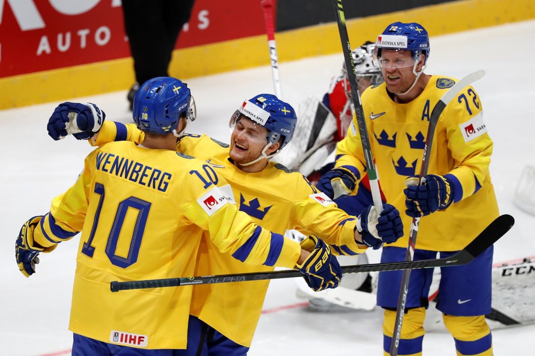 Švédský útočník Alexander Wennberg naskočil proti Norsku do prvního utkání na turnaji a prosadil se už po 39 vteřinách hry