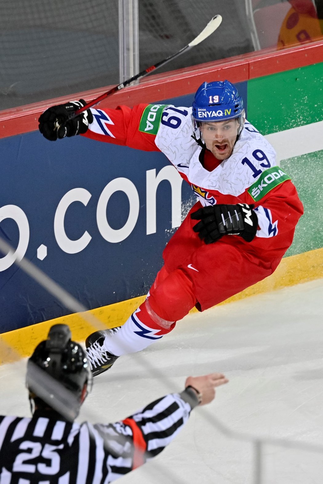 Karlovarský rychlík Jakub Flek vstřelil pojišťující čtvrtý gól českého týmu