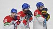 Čeští hokejisté smutní po vyřazení ve čtvrtfinále s Finskem