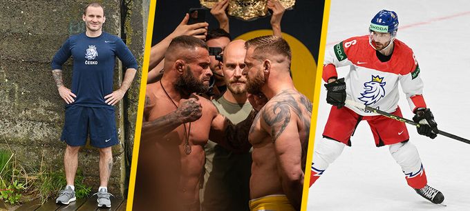 Vémola vs. Kincl? Hokejisté budou v Rize koukat: Karlos má brutální sílu! Vémola vs. Kincl? Hokejisté budou v Rize koukat: Karlos má brutální sílu!