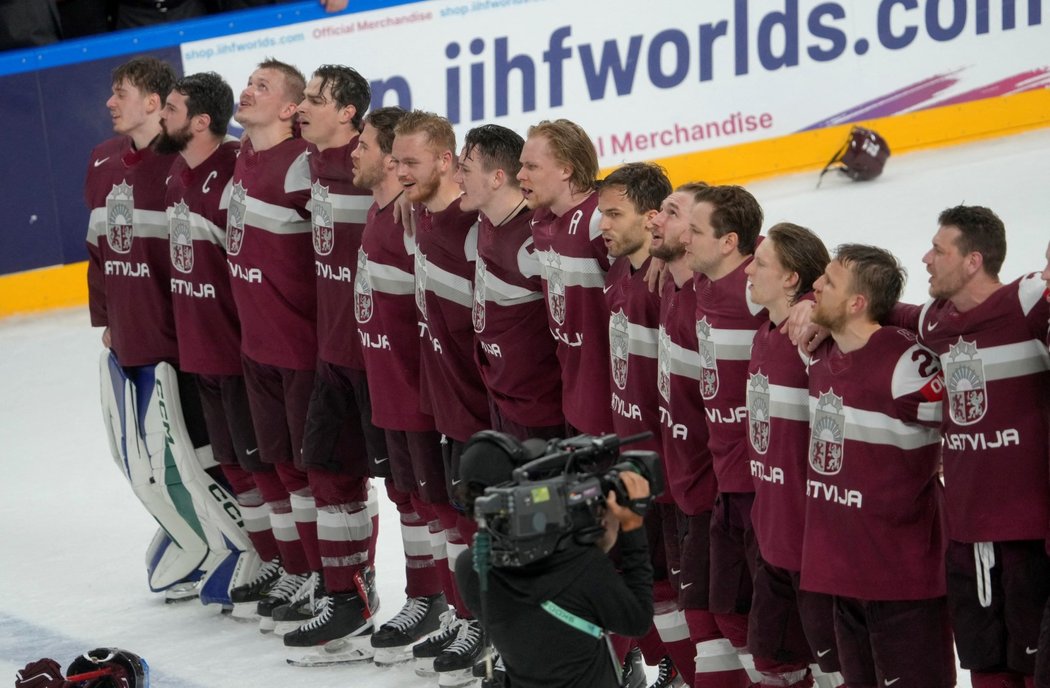 Lotyšsko si poprvé v historii zahraje semifinále mistrovství světa