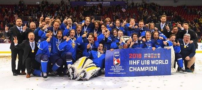 Finové na mistrovství světa do 18 let neprohráli jediný zápas a slaví zlato