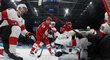 Olympijští sportovci z Ruska na úvod hokejového turnaje porazili Švýcarsko 1:0