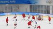 Čeští hokejisté si ve čtvrtek zatrénovali v téměř kompletním složení