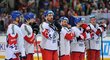 Čeští hokejisté smutní po úvodní porážce na domácím turnaji EHT v Brně proti Finsku