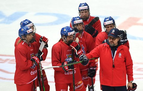 Česká reprezentace žen ve středu společně trénovala v pražské O2 areně