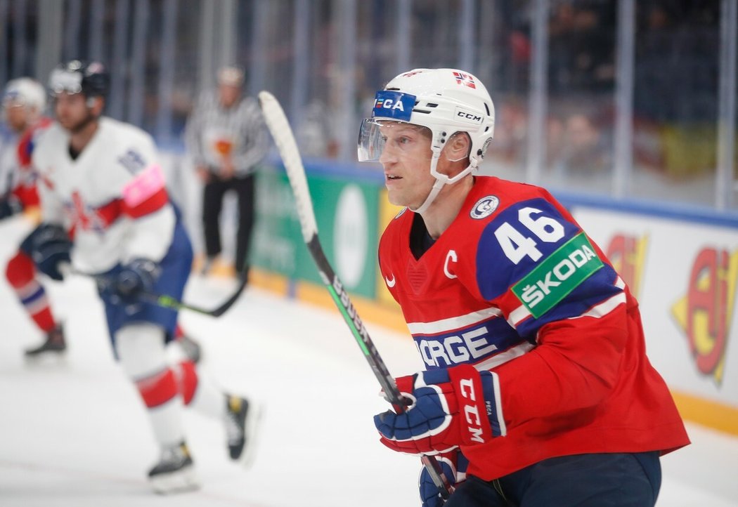 Kapitán norské reprezentace Mathis Olimb dál vede svůj tým. Program norského hokeje už je ale minulostí