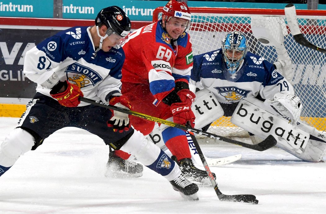 Z prvního duelu sezony mezi Finskem a Ruskem vyšli vítězně hráči Suomi