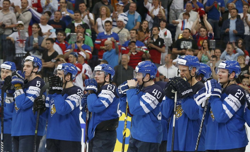 Finští hokejisté prohráli ve finále s Ruskem a musejí se spokojit se stříbrnými medailemi