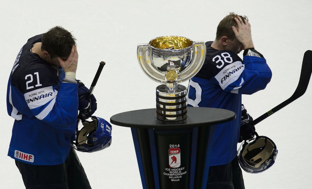 Hokejisté Finska prohráli ve finále mistrovství světa v Minsku s Ruskem a skončili druzí