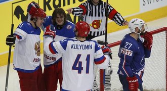 MS v hokeji - čtvrtfinále: Rusko si poradilo s Francií, Kanada letí domů