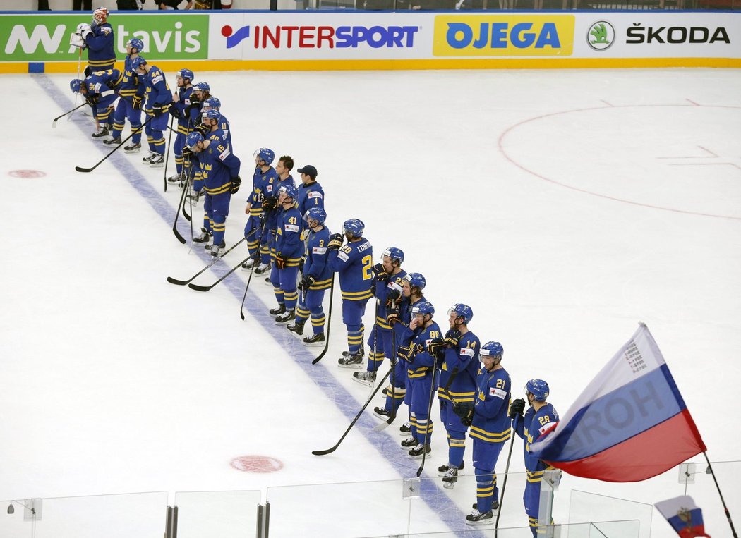 Hokejisté Švédska si zahrají jen o bronz, v semifinále nestačili na Rusko